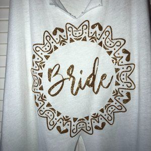 BRIDE Tank top and Sash Large